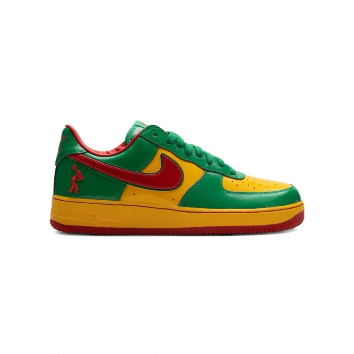 Nike x Lil Yachty Concrete Boys Air Force 1 Low "Lucky Green/Mystic Red" sneakers